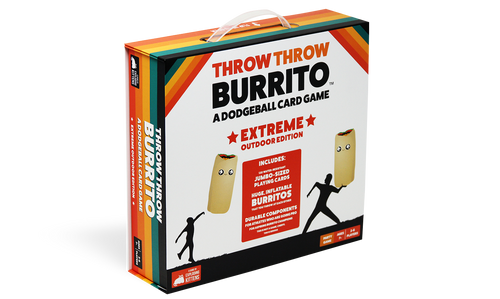 Throw Throw Burrito, Extreme Outdoor Edition front of packaging displaying contents 