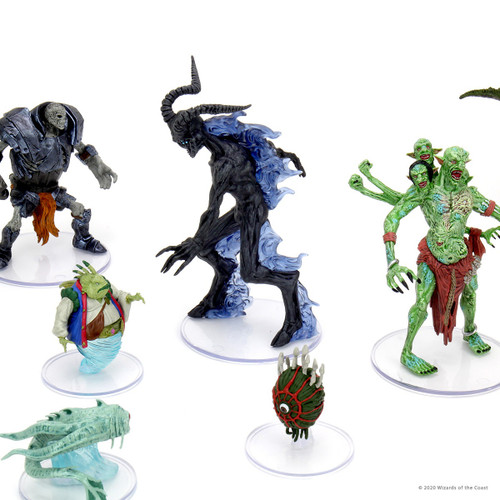 Grouping of painted miniatures 