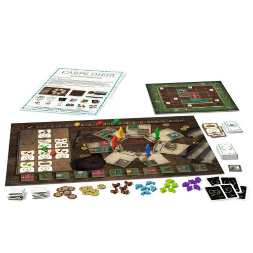 Game laid out with all components