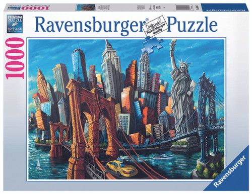 Welcome to New York 1000pc front of puzzle box