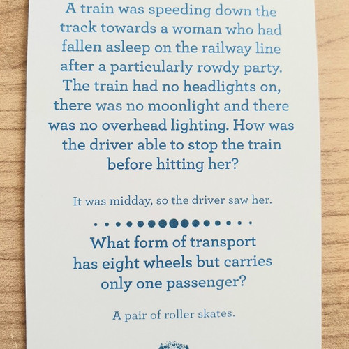 Sample card