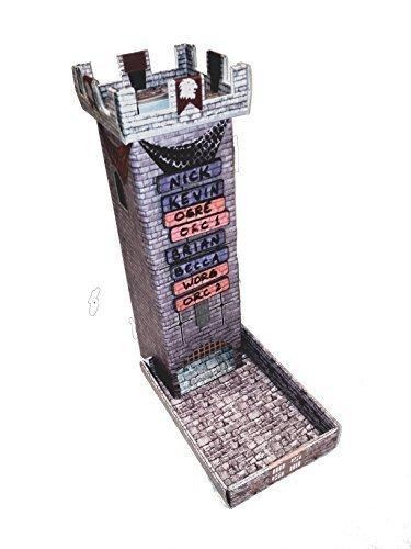 Castle Keep Dice Tower with included magnetic turn tracker