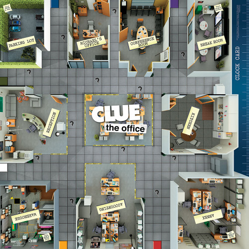 The Office Clue board