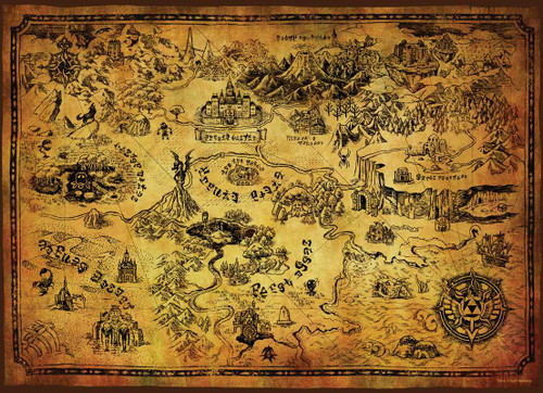 a map of Hyrule