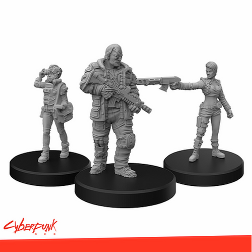 Solo, Nomad, Media unpainted miniatures 