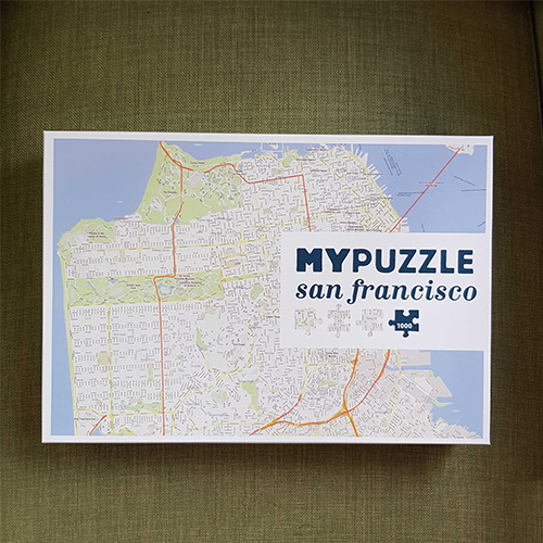 Front cover of MYPUZZLE San Francisco 1000pc product