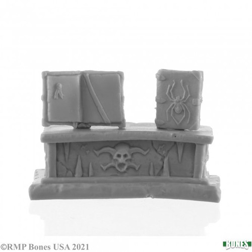Profane Altar and Books—Reaper Bones featuring book open , front
