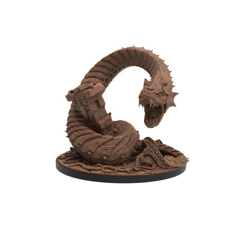 Brown Snake god miniature 