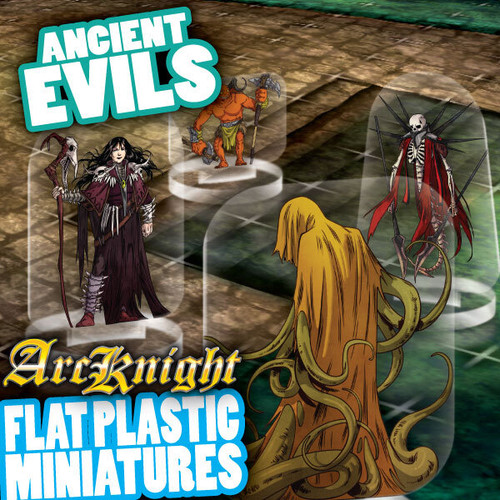 artistic depiction of Ancient Evils 62pc—Flat Plastic Minis