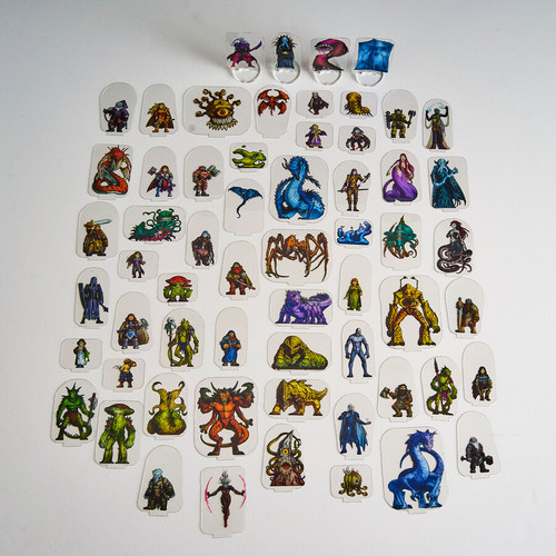 All The Underground 62pc—Flat Plastic Minis 