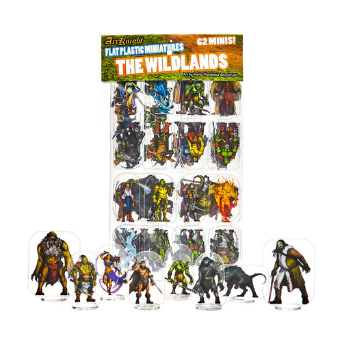 packaging of The Wildlands 62pc—Flat Plastic Minis