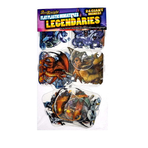 Packaging of  Legendary Horde 24pc—Flat Plastic Minis