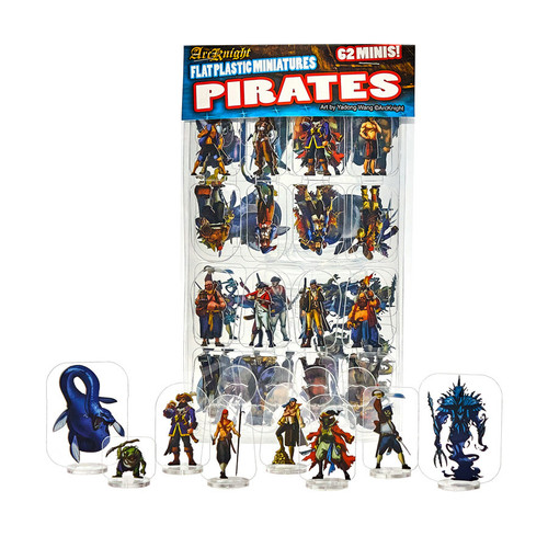 Packaging of Pirates 62pc—Flat Plastic Minis 