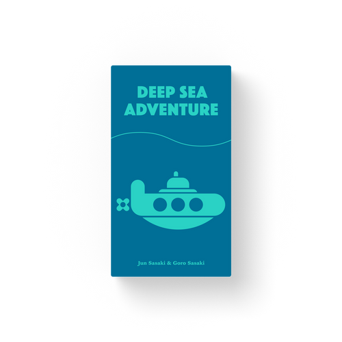 Deep Sea Adventure- front of packaging with a blue submarine 