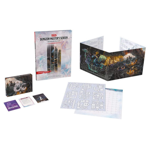 Dungeon Master's Screen all components
