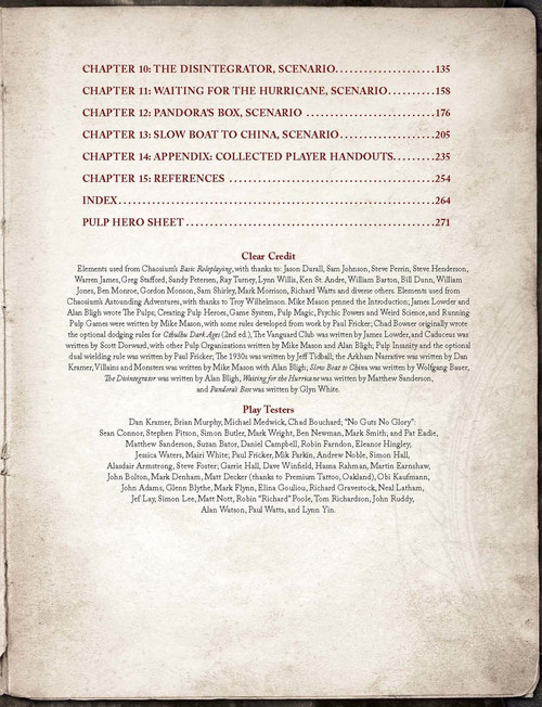 Sample Page, Table of Contents 