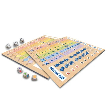 Lost Cities: Roll & Write  game components 