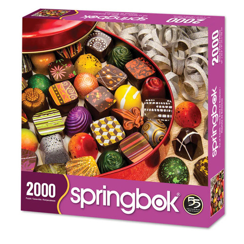 Tin of Treats 2000pc front of puzzle box