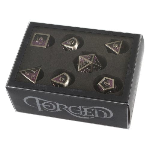 Dragon Honor, Metal Dice Set, inside foam insert