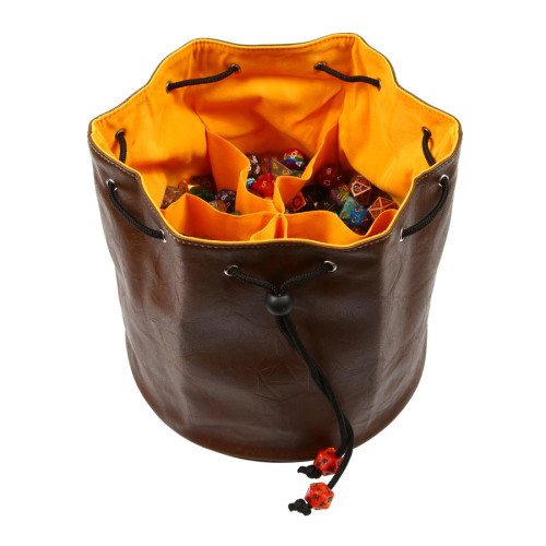 Pouch of the Endless Hoard, Dice Bag- yellow inside