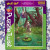 Larry's Chance Encounter1000pc–PuzzleTwist front cover of puzzle depicting a bat, gnome in armor looking at a frog on a lily pad 