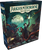 Arkham Horror: The Card Game, Revised Core Set featuring two characters flighting off flying monsters and tentacles 