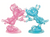  Mickey blue & Minnie pink- kissing Crystal 3D Puzzle