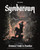 Symbaroum Starter Set cover two character, white bird navigating through rubble 