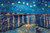 The Starry Night Over The Rhone, Van Gogh  puzzle close up