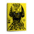 Mork Borg: Cult Feretory front of yellow book with angry black horned shadow creature