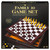 Family 10-Game Set Wood Box