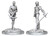 Drow Fighters–D&D Nolzur's Marvelous Unpainted Miniatures W18- female with crossbow, male with sword