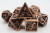 Copper Dragon Hollow Metal Dice Set stacked