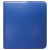 Exterior view of closed PRO-Binder Blue–Vivid 12-Pocket Zippered- rounded corners