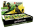 display box holding Jumpstart Boosters, The Brothers' War–Magic: the Gathering, featuring weapon baring  green nonhuman and Dog carrying objects on harness.  