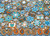 Hanukkah Cookies blue orange and white frosting designs puzzle image