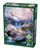 Mystic Falls in Winter forest animals near a snowy river waterfall puzzle box