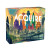 Acquire box cover, featuring colorful skyscrapers in a futuristic city