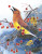 Cedar Waxwing mini puzzle image, featuring a cedar waxwing eating a berry