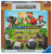 Minecraft Heroes of the Village game box, depicting Minecraft characters and enemies surrounding a small village