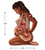 500 piece jigsaw puzzle featuring stunning anatomical art of a Pregnant Mother, by a Certified Medical Illustrator, with dimensions noted