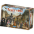 Front of game box featuring trains, miners and characters of the old west