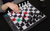 ChessUp board in use, showing potential moves and their strengths to the user