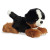 Black, brown and white dog plush