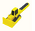 a pusher truck/tractor with a flat front in yellow and black colors