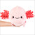 Hand holding a Baby Axolotl Squishable Mini plush