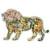 Lion Roar wooden puzzle completed image