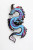 Genderfluid pride dragon enamel pin