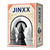 Jinxx game box, depicting stacks of grayscale pyramids