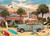 Surf Shack puzzle image, depicting a beach scene
